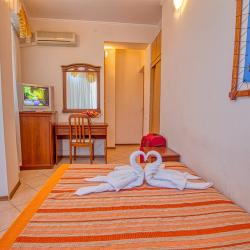 Номер стандарт с 1 двуспальной кроватью с боковым видом на море