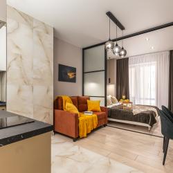 1-комнатные апартаменты стандарт Ростовская обл., Ростов-на-Дону, Красноармейская ул., 157В/83с1