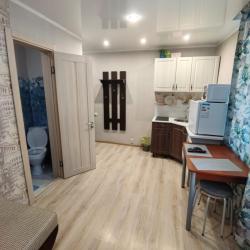 1-комнатные апартаменты студия с 1 односпальной кроватью и диваном-кроватью