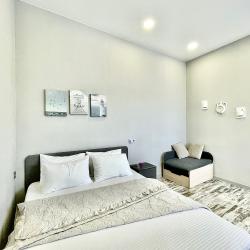 Апартаменты студия с 1 двуспальной кроватью