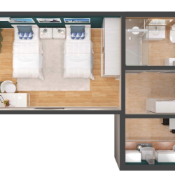 1-комнатные апартаменты стандарт