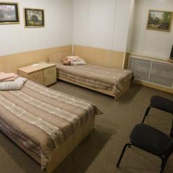 Кровать в 1-местном общем номере (без окна)