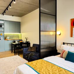 Апартаменты студия Almaty city, Abay avenue 38, 4 block, 84 (8401) apt