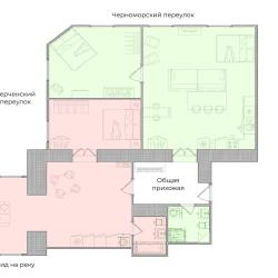 Семейные 4-местные апартаменты на Адмиралтейской