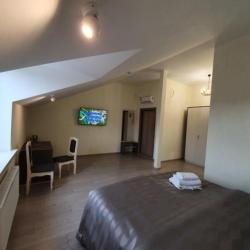 Номер полулюкс с 1 двуспальной кроватью (мансарда)