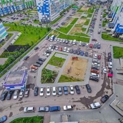 1-комнатные апартаменты студия с 1 двуспальной кроватью