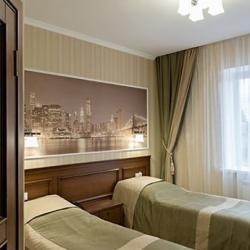 Номер стандарт с 2 односпальными кроватями (с завтраком)