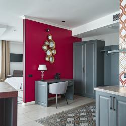 Номер студия премиум с 1 двуспальной кроватью