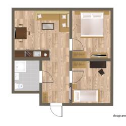 Апартамент без балкона (1 этаж)