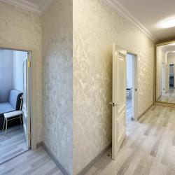 1-комнатные апартаменты стандарт с 1 двуспальной кроватью (4 корпус 2 этаж)