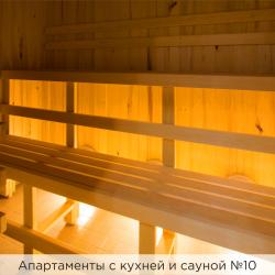 Двухуровневые апартаменты №10 с сауной