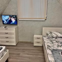 3-местный 1-комнатный номер стандарт с 1 односпальной и 1 двуспальной кроватью (мансарда)