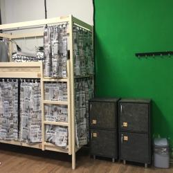 Кровать в 8-местном общем номере