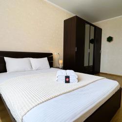 2-комнатные апартаменты люкс Right Room на 65 лет Победы д.41 к.1 с 1 двуспальной кроватью