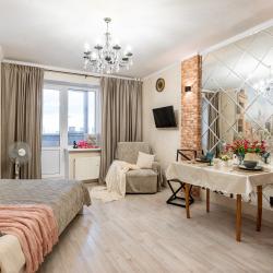 1-комнатные апартаменты студия Окно в New York_Санкт-Петербург, Мурино, Привокзальная пл., д.1а, к2