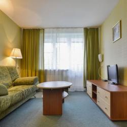 Номер люкс с 1 двуспальной кроватью (с пансионом)