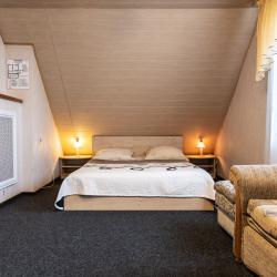 Апартаменты стандарт с 1 двуспальной кроватью (мансарда)