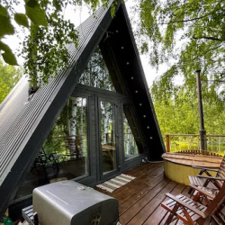 A-frame дом с фурако