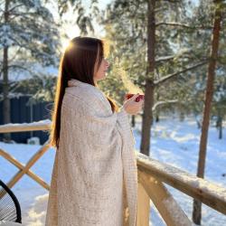 Семейный коттедж с 1 двуспальной кроватью и 1 двухъярусной кроватью