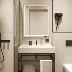 Номер стандарт с 1 двуспальной кроватью