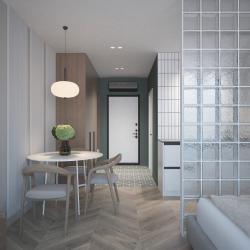 Фото Отель Студия с современным ремонтом и потрясающим видом на Русский Мост