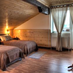 Номер комфорт с 2 односпальными кроватями (с завтраком, мансарда)