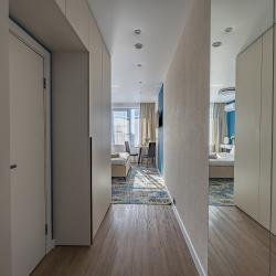 2-местные 1-комнатные апартаменты студия с 1 двуспальной кроватью (338-340)