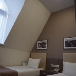 Номер стандарт с 2 односпальными кроватями (вид на улицу)