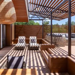 Номер люкс с 1 двуспальной кроватью и террасой