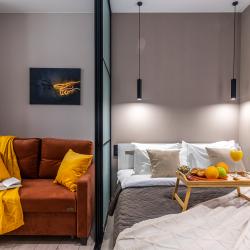 1-комнатные апартаменты стандарт Ростовская обл., Ростов-на-Дону, Красноармейская ул., 157В/83с1