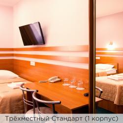 Номер стандарт с 3 односпальными кроватями (корпус 1)