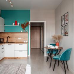 1-комнатные апартаменты студия октябрьская 16