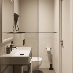 Номер стандарт с 1 двуспальной кроватью