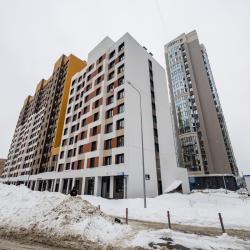 Апартаменты студия Апартаменты на Эйнштейна 4 с 2 односпальными кроватями