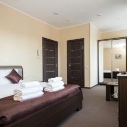 Номер стандарт с 1 двуспальной кроватью (с завтраком)