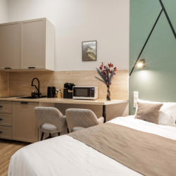 1-комнатные апартаменты студия (без окна)