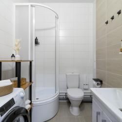 1-комнатные апартаменты студия с 1 двуспальной кроватью