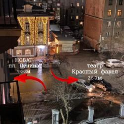 1-комнатные апартаменты студия Ленина 18