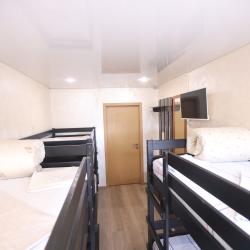 Кровать в общем 6-местном номере (удобства на этаже)