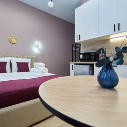 2-местные 1-комнатные апартаменты улучшенные с 1 двуспальной кроватью