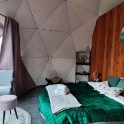 Коттедж стандарт 1 двуспальной кроватью Геокупол