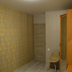 Комната эконом с двуспальной кроватью Хохлома