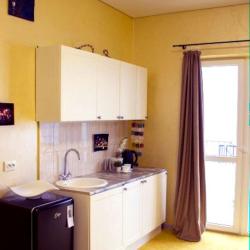 1-комнатные апартаменты студия с двухъярусной кроватью и балконом