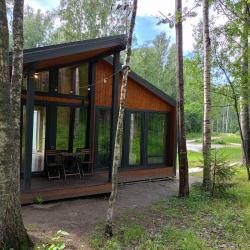 Дом с видом на лес c 2-мя спальнями 54м2