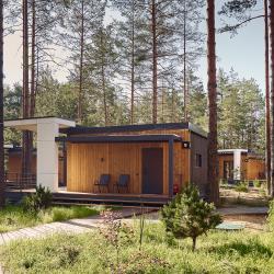 Коттедж улучшенный с видом на лес