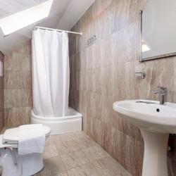 3-местный 1-комнатный номер стандарт с 2 односпальными кроватями (мансарда)