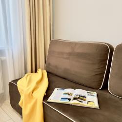 1-комнатные апартаменты люкс на 17 этаже с видом на реку Тура