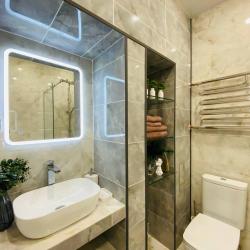 1-комнатные апартаменты студия с 1 двуспальной кроватью