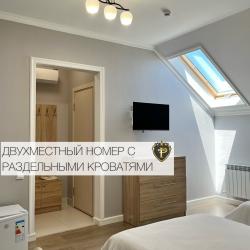 2-местный номер стандарт комфорт с 2 односпальными кроватями (мансарда)