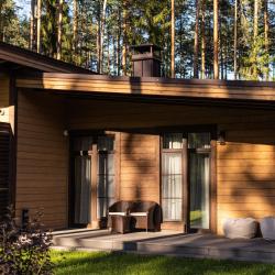 Фото Отель Охта Парк коттеджи